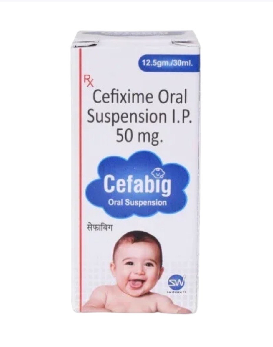 Cefixime Oral Suspension I.P. 50 mg.