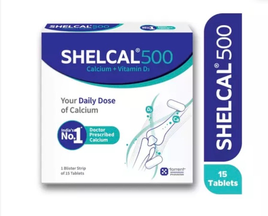 Shelcal 500 Calcium+Vitamin D3 Tablet